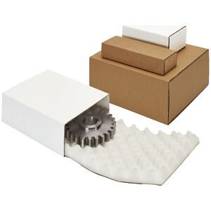 Schaumverpackung VarioPac, 1-wellig, VE 650 Stk, 1 Palette, Innenmaße 250 x 150 x 80 mm, braun ratioform