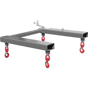 Traverse für Big-Bags, Traglast 1250 kg, mausgrau RAL 7005 eurokraft pro