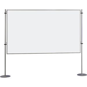 Info-Wand, einteilig - Stahlblech, beschichtet, BxH 2000 x 1200 mm eurokraft basic