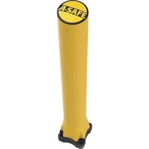 Rammschutz-Poller Monoplex, Polyurethan, gelb, HxØ 1135 x 130 mm A-SAFE
