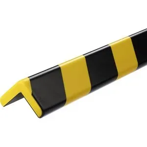 Eckschutzprofil, magnetisch, Typ C35, 1-m-Profil, BxH 45 x 45 mm, schwarz / gelb DURABLE