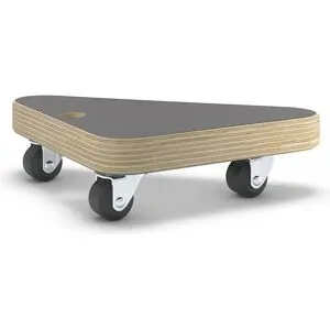 Transportroller MaxiGRIP, dreieckig, VE 4 Stk, mit FSC®-Zertifizierung, LxBxH 134 x 134 x 43 mm Wagner