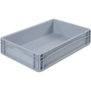 Alpha Eurobox aus PP mit geschlossenen Wänden, 23,9 Liter, HxBxT 120 x 600 x 400 mm