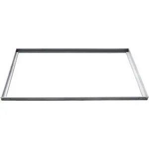 Aluminium-Einbaurahmen, für Aluprofilmatte, für LxB 985 x 785 mm Miltex