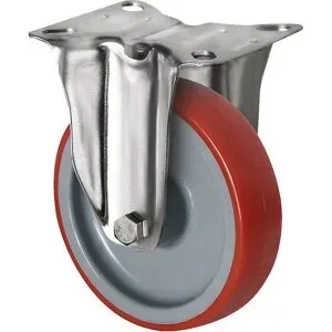 PU-Reifen auf PA-Felge, Rad-Ø x Breite 80 x 32 mm, ab 2 Stk, Bockrolle eurokraft basic