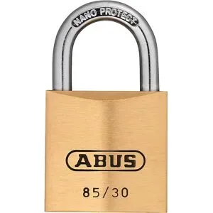 Vorhängeschloss, 85/30 Lock-Tag, VE 6 Stk, Messing ABUS