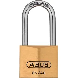 Vorhängeschloss, 85/40HB40, VE 3 Stk, Messing ABUS