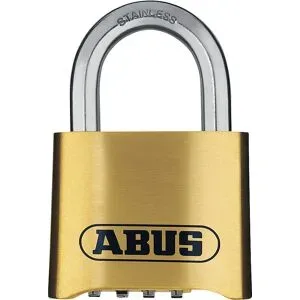 Zahlenschloss, 180IB/50 B/SB, VE 6 Stk, Messing ABUS