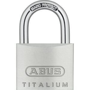 Zylindervorhängeschloss, 64TI/40 Lock-Tag, VE 12 Stk, silber ABUS