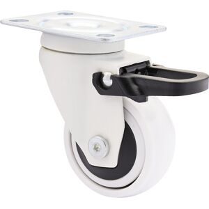 Möbel-Lenkrolle 3C-Serie, Radbreite 20 mm, VE 4 Stk, Ø 50 mm, Lenkrolle mit Total-Feststeller Wagner