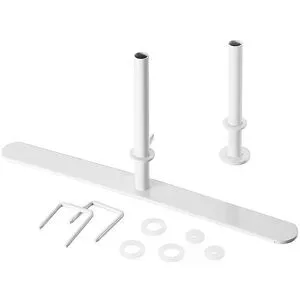 kaiserkraft Erweiterungsset für Schallschutz-Trennwände Softline, HxB 500 x 50 mm, weiß