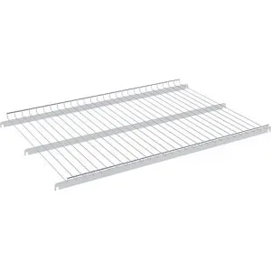 kaiserkraft Drahtgitterzwischenboden, L x B 880 x 600 mm, zum Einhängen, mit Aufkantung 20 mm
