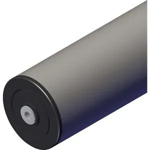 Stahl-Tragrolle, Rollen-Ø 80 mm, Innengewinde M 10 x 15, Länge 1000 mm Gura