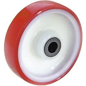 Polyurethan-Reifen auf Polyamid-Felge, mit Rollenlager, Rad-Ø x B 125 x 32 mm TENTE