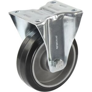 Elastik-Vollgummi-Reifen, schwarz, Rad-Ø x Breite 125 x 40 mm, Bockrolle Proroll