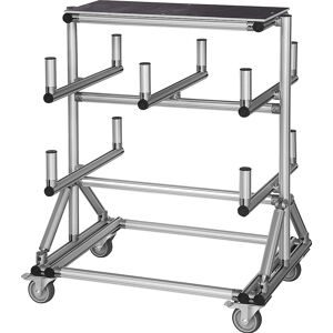 kaiserkraft Kragarmwagen SUPPORT KING aus Alu-Profil, LxBxH 860 x 600 x 1100 mm, ab 1 Stk