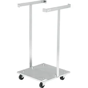 Mobiler ESD-Müllsackständer, für 120 l Säcke, galvanisch verzinkt Kongamek