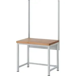 System-Stützensatz, 2 System-Stützen, für Werktisch-Breite 1000 mm RAU