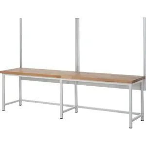 System-Stützensatz, 4 System-Stützen, für Werktisch-Breite 3000 mm RAU