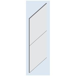 Rückwand-Verkleidung, Vollblech, für Höhe 2500 mm, verzinkt eurokraft pro