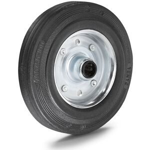 Vollgummi-Rad, Rollenlager, Stahlblech-Felge, Rad-Ø x Breite 160 x 40 mm TENTE