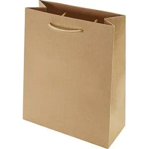 Papiertragetasche CLASSIC, braun, LxBxH 270 x 240 x 100 mm, VE 200 Stk, ab 5 VE ratioform