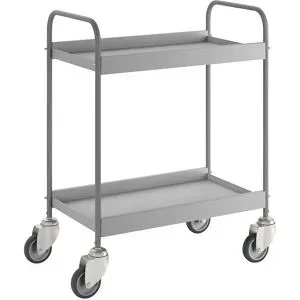 Beistellwagen, mit 4 Lenkrollen, Rad-Ø 100 mm eurokraft pro