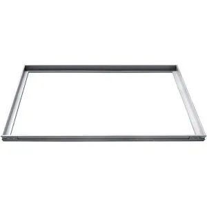 Aluminium-Einbaurahmen, für Aluprofilmatte, für LxB 785 x 585 mm Miltex