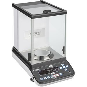 Analysenwaage, Zweibereichswaage, eichfähig, Wägebereich bis 220 g, Ablesbarkeit 0,01 / 0,1 mg, Wägeplatte 91 mm KERN
