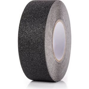 Bodenmarkierungsband, rutschfest, Breite 50 mm, schwarz Ampere