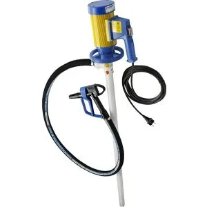 Elektrisches Fass-/Containerpumpen-Set, für hochaggressive Chemikalien, IP24, 112 l/min, 16 m Höhe, ab 2 Stk Jessberger