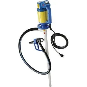 Elektrisches Fasspumpen-Set, für hochaggressive Chemikalien, IP55, 112 l/min, 16 m Höhe Jessberger