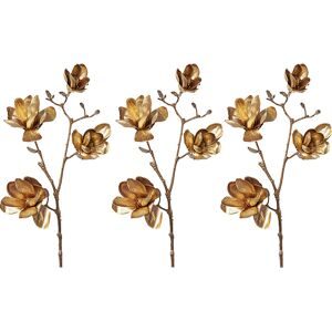 kaiserkraft Magnolie, altgold, VE 3 Stk, Gesamthöhe 850 mm