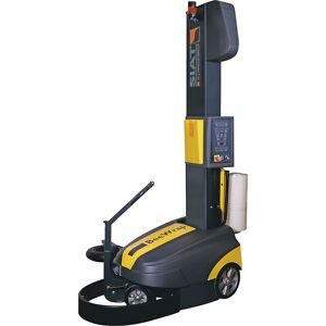 kaiserkraft Palettenwickler BeeWrap+, mobile Stretchmaschine, Palettenhöhe 2100 mm, mit 240 % angetr. Vordehnung