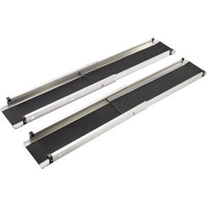 Auffahrrampe mit Anti-Rutsch Beschichtung, 3-fach verstellbar, Länge bis 2440 mm Mottez