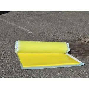 kaiserkraft Flexible Rinnen-Abdichtmatte, wiederverwendbar, inkl. Transport-/Lagerbox, LxBxH 1600 x 450 x 8 mm