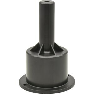 kaiserkraft Tischauszugsrolle RO99, ØxH 40 x 77 mm, TL 32 kg, weich, für harte Böden, Gleitlager, Bockrolle