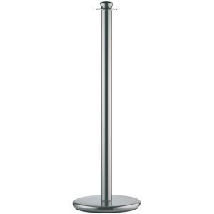 kaiserkraft Kordelpfosten LUXOR, Höhe 950 mm, Nickel matt