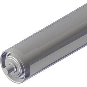 Stahl-Tragrolle, Rollen-Ø 50 mm, Federachse, Länge 800 mm Gura
