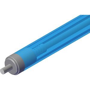 Kunststoff-Tragrolle, Rollen-Ø 20 mm, Achs-Ø 6 mm, Länge 300 mm Gura