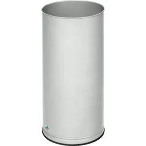 Schirmständer, Höhe 610 mm, Vollblech, verzinkt, lichtgrau RAL 7035 VAR
