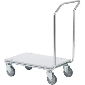 Plattformwagen SERIE 100, Tragfähigkeit 200 kg, LxBxH 800 x 465 x 960 mm, ab 5 Stk HelgeNyberg