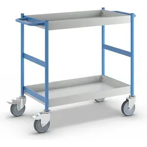 Servicewagen mit Wannen, Volumen 10 l, 2 Wannen eurokraft pro