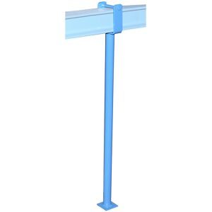 Ständer für Stapler-Traversen, LxBxH 121 x 75 x 906 mm, lichtblau eurokraft pro