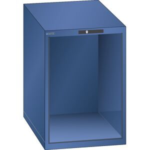 Schubladenschrank-Leergehäuse, Außen-BxT 564 x 572 mm, Höhe 800 mm, enzianblau LISTA