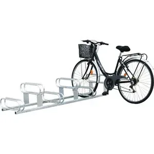 Fahrradständer höhenversetzt, 6 Stellplätze, feuerverzinkt PROCITY