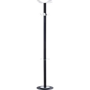 Paperflow freistehender Garderobenständer Stahl easyCloth Modell B350 x 350 x 1750 mm Schwarz