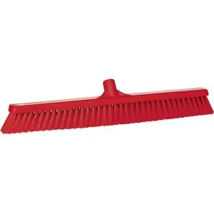 Besen, Breite 610 mm, weich, VE 10 Stk, rot Vikan