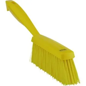 Handfeger, lebensmittelecht, medium, VE 15 Stk, gelb Vikan