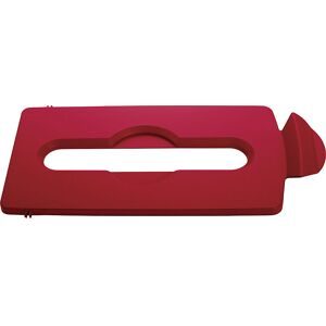 Deckeleinsatz, Einwurfschlitz, rot Rubbermaid